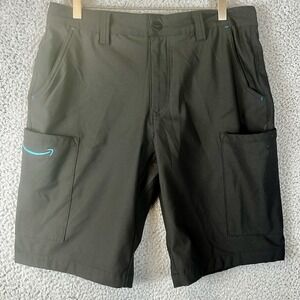 Amazon Employee Cargo Work Shorts 4-Way Stretch Flex Waistband Sz 32-34‎ Medium